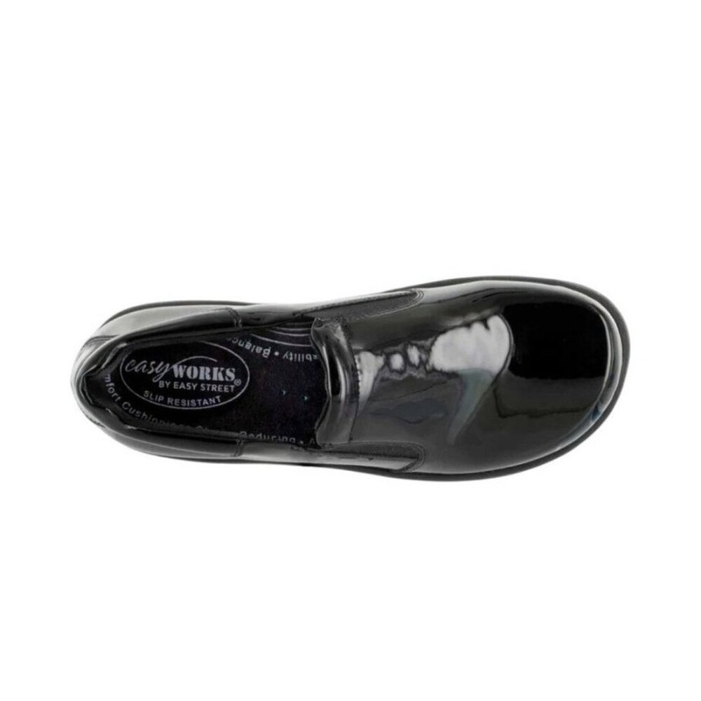 Easy Works By Easy Street Slip Resistant Black Clogs Shoes Womens 10M